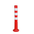 Highly Visible Soft Elastic PU Flexible Red Orange Portable Security Warning Post, Warning Pole/